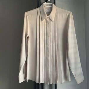 Babaton Symmetry blouse in matte pearl